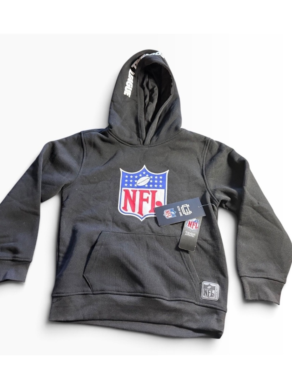 NLF Mational Football League boys LOGO pull over sweatshirt hoodie size S $80